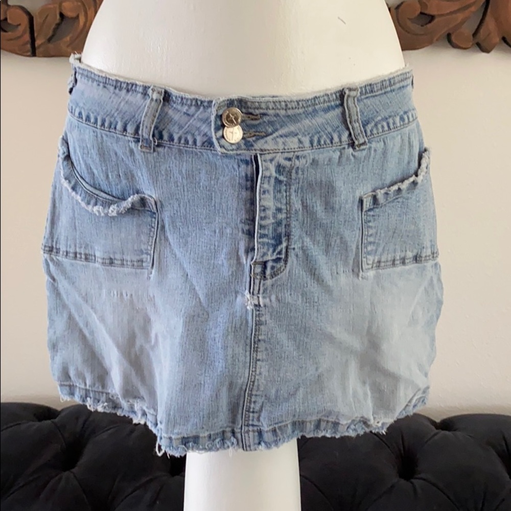 Rugged Jean Skirt by Seduction